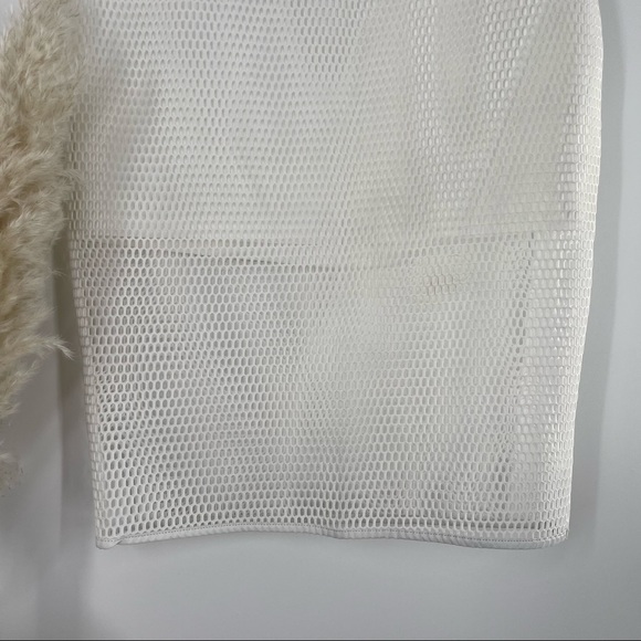 Astr Mesh pencil skirt white nwot size medium - Picture 10 of 10